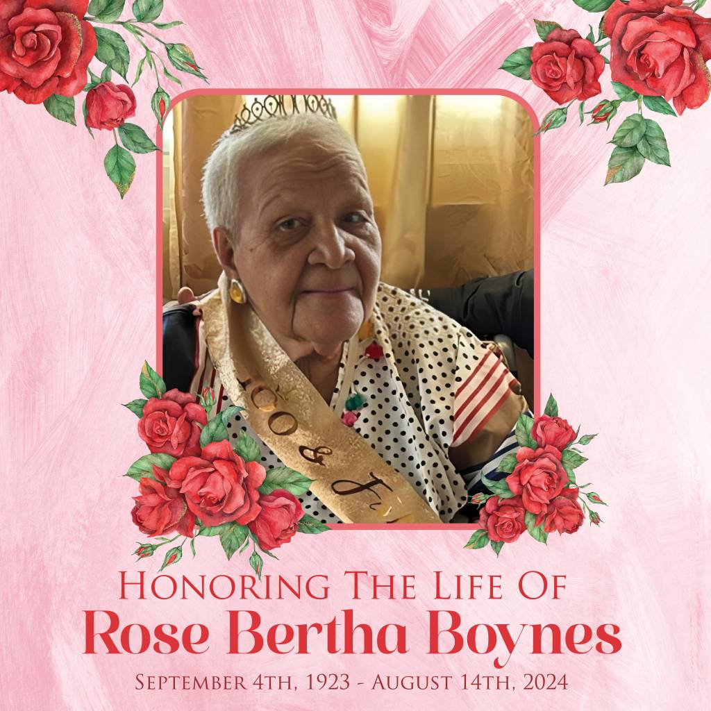 Rose Bertha Boynes Belgroves Funeral Home Obituaries 