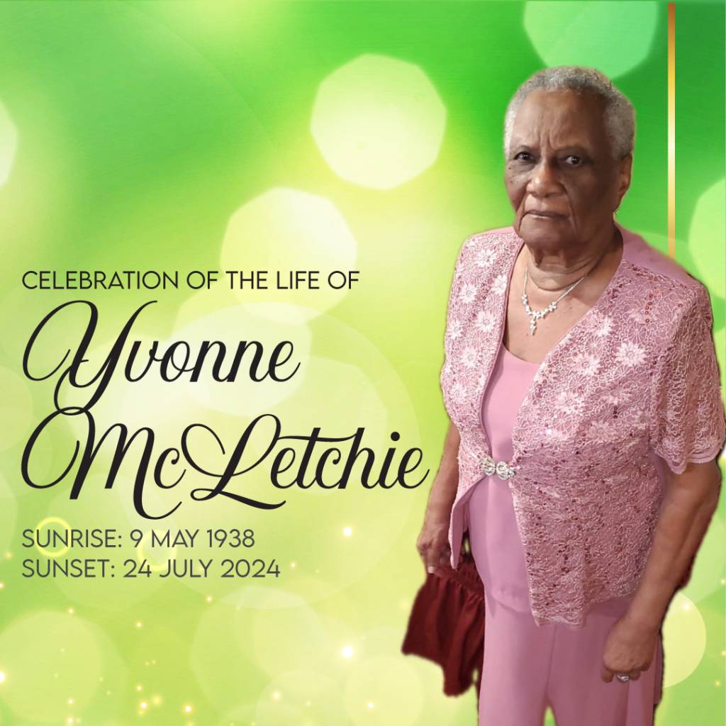 Belgroves Funeral Home Obituary: Celebrating Yvonne McLetchie